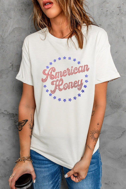 American Honey Graphic Top