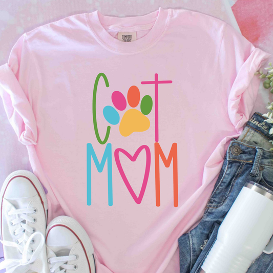 Cat Mom Shirt, Cat Mom, Cat Mom Comfort Colors