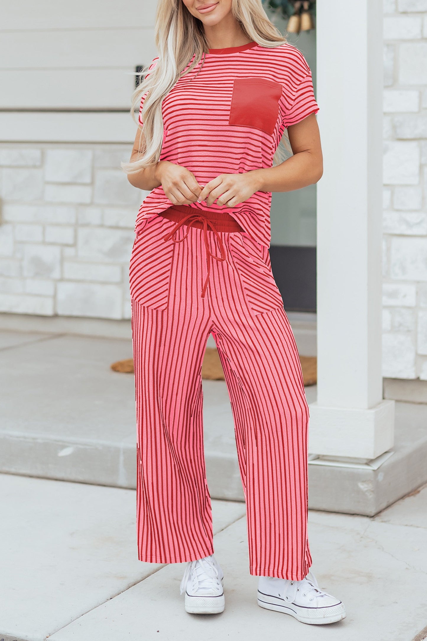 Stripe Drawstring Set RTS