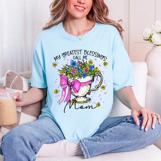 Greatest Blessings Call Me Mom Shirt, Mom Shirt
