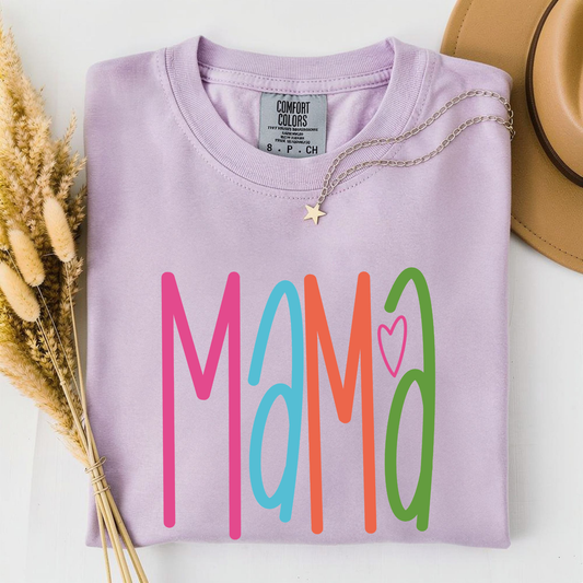 Multi-color Mama Shirt, Mother's Day Shirt, Mama Gift