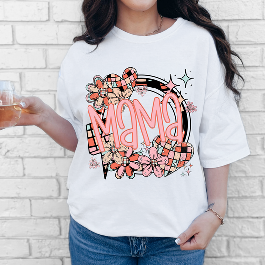 Mama T-Shirt, Mother's Day Shirt, Checkered Mama Shirt